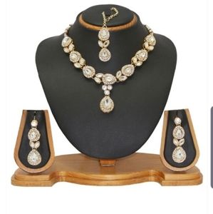 Diamond kundan set